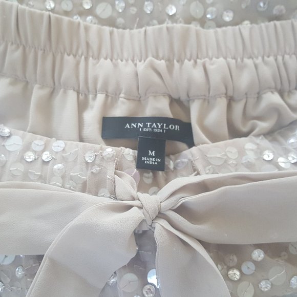 Ann Taylor Rhinestone Shirt - Picture 12 of 15